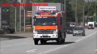 HLF Feuerwehr Hamburg-Billstedt F25 in HH Bergedorf