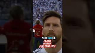 Messi PAGARÍA para ver a CRISTIANO RONALDO PRIME 2008 #shorts #youtubeshorts