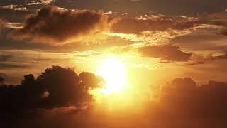 Sunrise Golden Clouds Time Lapse   Royalty Free HD Stock Video Footage