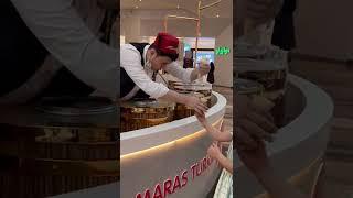 Turkish Icecream l Magic Ice Cream llMaras Turkal The Festival City Dubai