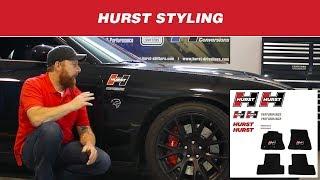 Hurst Performance Styling: Graphic Packs, Emblems, and Floor Mats