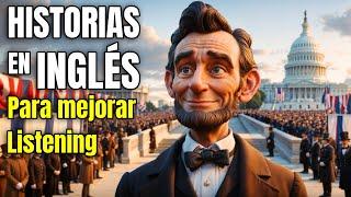 Abraham Lincoln en 5 Minutos | Historias Cortas para Aprender INGLÉS️