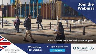 Foundation Programmes in the UK: ONCAMPUS Webinar with SI-UK