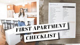 The BEST First Apartment Checklist: Everything You Need For Your First Apartment