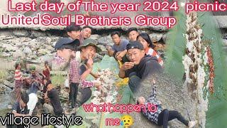 Last Day Of The Year 2024 Picnic Day Out With USB Group || Chicken Curry|| village lifestyle picnic