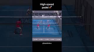 High-speed padel  #shorts #padel