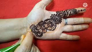 Shipra's Art World  || Simple and easy mehndi design 