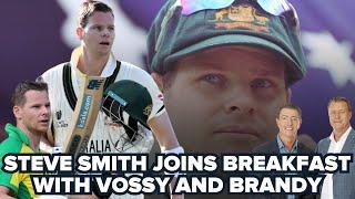 Australian Cricket Legend Steve Smith joins Breakfast with Vossy and Brandy