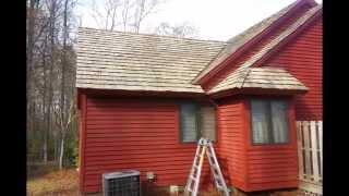 Cedar Roof Cleaning | Removing Lichen and Moss From A Cedar Roof | Clean Pro Exteriors