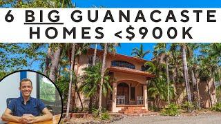 6 BIG Guanacaste Costa Rica Homes for Sale Under $900k