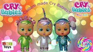 BRAND NEW - Cry Babies Magic Tears! Custom MERMAID, UNICORN & FLOWER dolls!