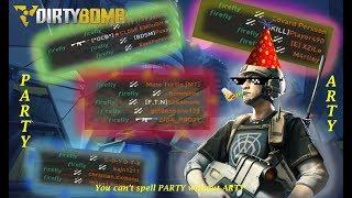 Shit to know for advanced Dirtybomb players 5: Party arty edition, once more.