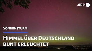 Extremer Sonnensturm lässt Polarlichter über Deutschland leuchten | AFP