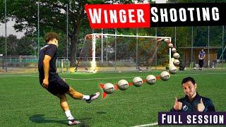 Winger Shooting / Improve your finishing / Full Session soccer training