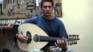 arabic oud made by Dimitris Rapakousios ,Ilias is playing