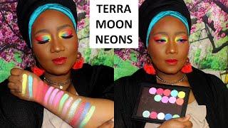 TERRA MOON NEON SHADOWS PLUS MORE SHIMMERS| SWATCH FEST