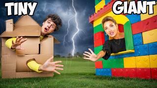 Giant Vs Tiny Safest House Challenge!