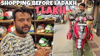 Ladakh Keliye Biker Wala Shopping Kar Liya Hogaya Mota Kharcha at Bike Planet 