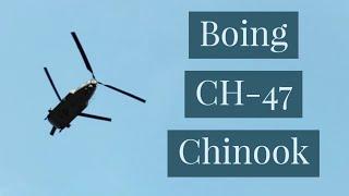 Boing CH-47 Chinook helicopter in Dibrugarh airport