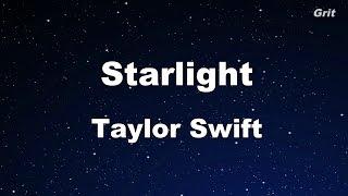Starlight - Taylor Swift Karaoke【No Guide Melody】