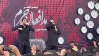 لطمه زنی علی پورکاوه و عبدالرضا هلالی