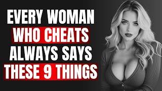 When a woman cheats, this is the first thing she says to you | FEMALE PSYCHOLOGY | Stoicism