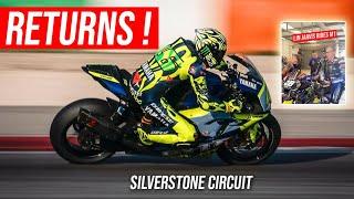 Valentino Rossi returns to the track Day of Legends at the Silverstone Circuit