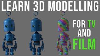 3D modelling a Robot - 3D Character Blocking - Part 1