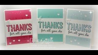 Thanks for all you do card with Dawn