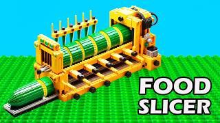 Testing LEGO Food Slicer - LEGO Technic Cutting Machine