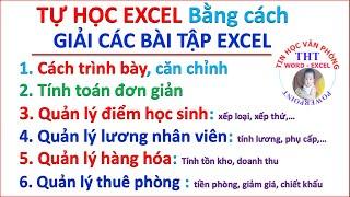 Học Excel cho người đi làm. Bài giảng Excel đi làm