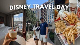 DISNEY TRAVEL DAY VLOG - checking into The Grand Destino Tower, Chicken Guy, Toldeo & more!