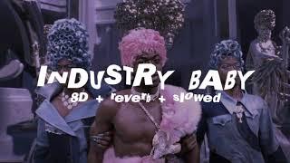 lil nas x ft. jack harlow - industry baby 8D [slowed & reverb]