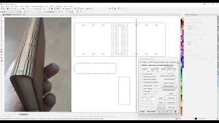 Любой гибкий рез фанеры для коробки-копилки панелью макросов для Corel Draw от Деревяшкина
