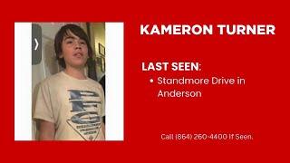 Missing: Kameron Turner