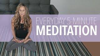 Easy, Everyday 5 Minute Guided Meditation | Nora Day