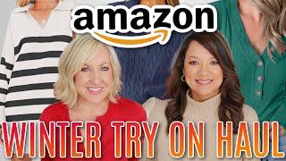 AMAZON  EPIC WINTER TRY ON HAUL! Budget Friendly Fashion Finds for Women Over 40