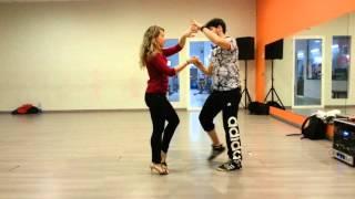 Bachata 1A..Salseros San Gabriel. Clase divertida de Bachata en Alicante con Luismi