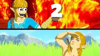 BOTW with SPLITSCREEN Multiplayer is CHAOS.