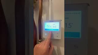 Adjusting the hot water temperature #samsung #heatpumps #gen6 #hotwater #temperature