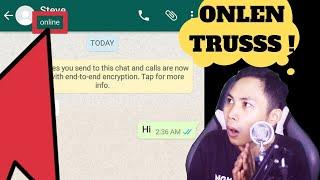 Cara Membuat WhatsApp Kita Terlihat Online 24 Jam Non Stop ! WA Online