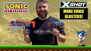 REVIEW X-Shot Sonic The Hedgehog Hyperload and Flux Skins Blasters