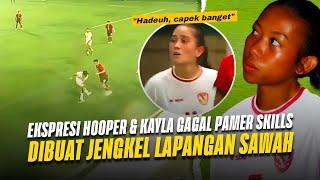 Itu Lapangan Bola Atau Kolam Lele ?! Kesalnya Sydney Hooper & Kayla Ristanto Debut vs Hongkong