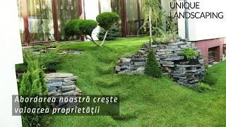 Unique Landscaping - amenajari gradini, sisteme de irigat, proiectare gradina Cluj Napoca