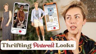 Thrifting Pinterest Looks: Inspo VS Find & Try On | AmandaMuse