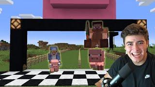 MINECRAFT PIG RACE WITH AXELGREENEYES!