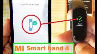 Mi Smart Band 4 | How To Setup And Unboxing | How To Connect Mi Band 4 With Phone #miband4