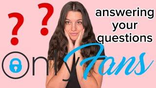 ANSWERING YOUR ONLYFANS QUESTIONS (pricing content, tip menus, promo, custom requests & MORE)