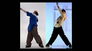 [MIRRORED] BILLIE EILISH - LUNCH DANCE COMPARASION #shorts