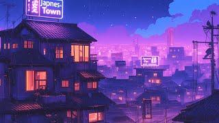 Lofi Hip Hop Beats  Retro Vibes & Nostalgic 1980s & 90s Japanese Town Ambience  Lofi Rain Playlist